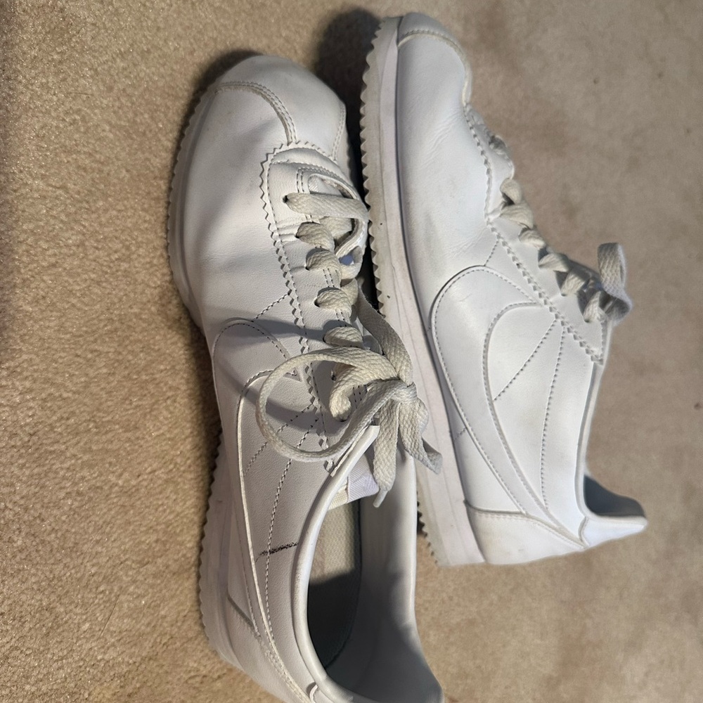 Nike White Cortez Sneakers